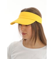 Uv Koruyuculu Unisex Siperlikli Tenisci Şapka (Sarı)