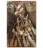 Cakapuzzle Göğe Uzanan Eller Puzzle Yapboz MDF (Ahşap) (255 Parça)