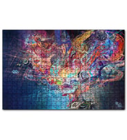 Cakapuzzle Dijital Soyut Hayal Gördüren Resim  Puzzle Yapboz MDF (Ahşap) (255 Parça)