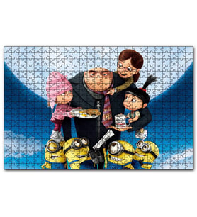 Cakapuzzle En Sevdiğim Kötü Adam Çizgi Film  Puzzle Yapboz MDF (Ahşap) (1000 Parça)