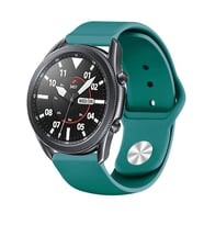 Samsung Galaxy Watch Gear S3 Kordon Silikon Spor Kordon (Petrol Mavisi)