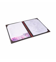 Menü Kabı Hotel-Restaurant-Cafe-Bar Vegan 23x32 cm (KAHVE)
