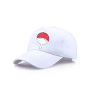 Naruto Uchiha Logo Şapka (Beyaz)