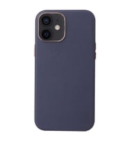 Apple iPhone 12 Kılıf Leathersafe Wireless Şarj Destekli Kılıf (Lacivert)