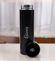 Kişiye Özel 500 ML Dereceli Termos (Siyah)