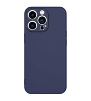 Apple iPhone 13 Pro Max Kılıf Özel Orijinal Lansman Serisi, İçi Kadife, Pürüzsüz Yumuşak ve Mat TPU Silikon (Lacivert)