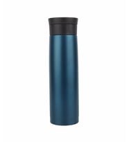 Çelik Termos Bardak 500 ml Bitki Çayı Demleme Bardağı Tea Cups Thermos Mug Kupa Araç Termos SDF889 (Mavi)