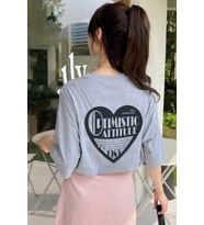 Unisex Optimistic Baskılı Tasarım Tshirt (Gri)