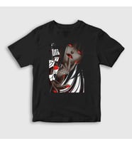 Presmono Unisex Çocuk Beyaz Yumeko Anime kakegurui T-Shirt 240121tt (Siyah)