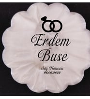 Epoksi Magnet Söz Nişan Nikah Kına Düğün Hediyeliği Kuran Hatırası Sünnet Mevlüt (Beyaz)