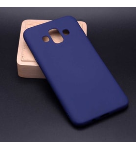 Samsung Galaxy J7 Duo Kılıf Soft Mat Premier Case (Lacivert)
