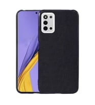 Samsung Galaxy A03S Kılıf Simli Parlak Shining Kapak (Siyah)
