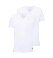 U.S. Polo Assn. Erkek 2'li V Yaka Atlet (Beyaz)