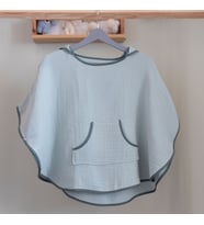 Hafy Baby %100 Organik Pamuklu 4 Katlı Müslin Panço (Mint Yeşili)