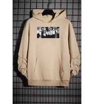 Unisex Naruto Baskılı Sweatshirt (Bej)