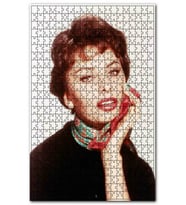 Cakapuzzle Sophia Loren Rengli Görsel Puzzle Yapboz MDF (Ahşap) (255 Parça)