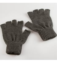 unisex ucu kesik yün elidiven (Füme)
