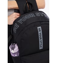 MUBO Ekstra Dayanıklı Sırt Ve Okul Çantası Be Your Style (Siyah-Gri)