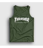 Presmono Unisex Sarı Logo V5 Thrasher Atlet 279120tt (Haki)