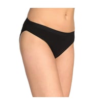 12 Adet Tutku Bayan Elastan Düz Bikini Külot (Siyah)