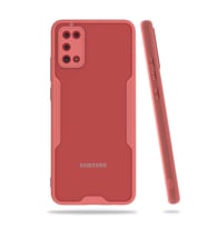 Galaxy A02S Kılıf Zore Parfe Kenarları Pastel Renk Silikon Kılıf (Pembe)