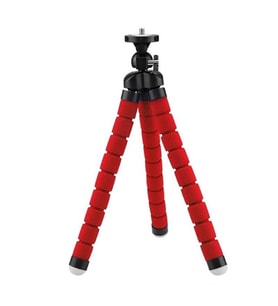 Ahtapod Tripod Uzun Tripod Sünger Ayaklı ?TR-4 Tripod (Kırmızı)