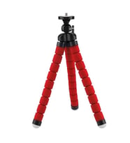 Ahtapod Tripod Uzun Tripod Sünger Ayaklı ?TR-4 Tripod (Kırmızı)
