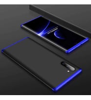 Galaxy Note 10 Kılıf Zore Ays Full Koruma Kılıf (Siyah-Mavi)