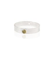 Kadir Jewellery 925 Ayar Gümüş Kaplama El İşçiliği Zirkon Taşlı Kadın Kelepçe Bilezik (Zeytin Yeşili)