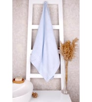 % 100 Pamuk 65x130 Banyo Havlusu (Mavi)