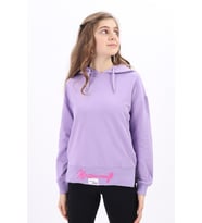 Toontoy Kız Çocuk Nakışlı Sweatshirt (Lila)