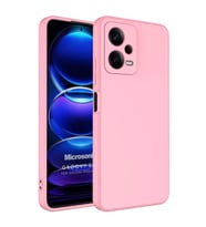Microsonic Xiaomi Redmi Note 12 Kılıf Groovy Soft Koyu Yeşil (Pembe)