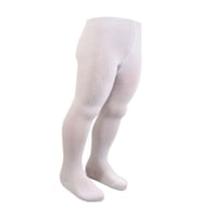 DESIGN PAMUKLU KÜLOTLU ÇORAP - 9 YAŞ (Beyaz)