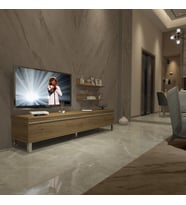 Decoraktiv Eko 4 Mdf Std Krom Ayaklı Tv Ünitesi Tv Sehpası (PERA MODA)