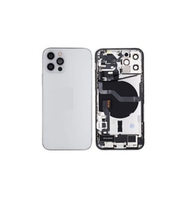Apple iPhone 13 Pro Max İle Uyumlu Dolu Kasa (Beyaz)