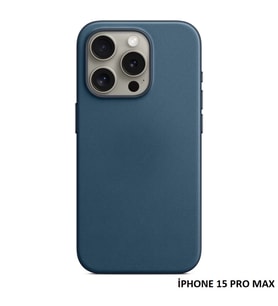 iPhone 15 Pro Max için MagSafe özellikli Mikro Dokuma Kılıf