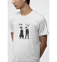 Jujutsu Kaisen Geto ve Gojo Tişört (Beyaz)