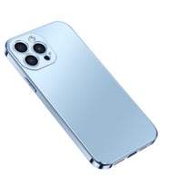 Uyumlu Model Apple iPhone 12 Pro Kılıf Slim 13serisi Orijinal Renk Kapak (Mavi)