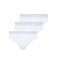 U.S. Polo Assn. Erkek Büyük Beden 3'lü Slip (Beyaz)