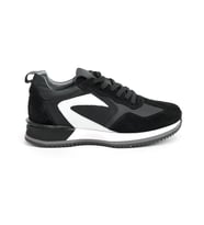 Hakiki Deri Comfort Erkek Sneaker (Siyah Süet)
