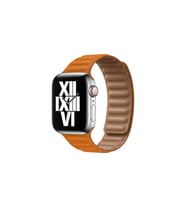 BİPOWER Apple Watch 38-40mm KRD14 Deri Kordon (Turuncu)