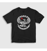 Presmono Unisex Çocuk Beyaz Eagle V3 Ufc Khabib Nurmagomedov T-Shirt 314349tt (Siyah)