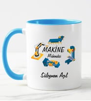 Makine Mühendisi Teknikeri Kupa Bardağı (Mavi)