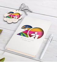BK Gift Kişiye Özel 2024 Mutlu Yıllar Siyah Defter Kalem ve Anahtarlık Hediye Seti-11 (Model 2)