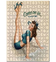 Cakapuzzle Come On In The Waters Fine Görseli Puzzle Yapboz MDF (Ahşap) (255 Parça)