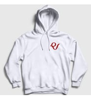 Presmono Unisex Gri Logo K-Pop Red Velvet Kapüşonlu Sweatshirt 276857tt (Beyaz)
