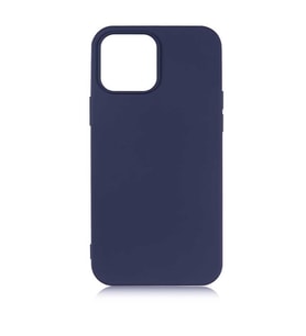 Apple iPhone 13 Pro Max Kılıf Lansman Tasarım İç Yüzeyi Kadife Silikon (Lacivert)