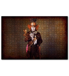 Cakapuzzle Johnny Depp Alice Harikalar Diyarında  Puzzle Yapboz MDF (Ahşap) (1000 Parça)