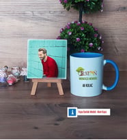 Orman Muhafaza Memuru Fotoğraflı Dekoratif Taş, Kupa Bardak Beyaz Hediye (Model 4)