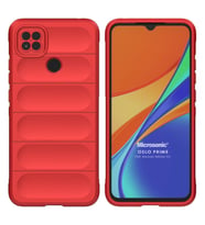 Microsonic Xiaomi Redmi 10A Kılıf Oslo Prime Yeşil (Kırmızı)